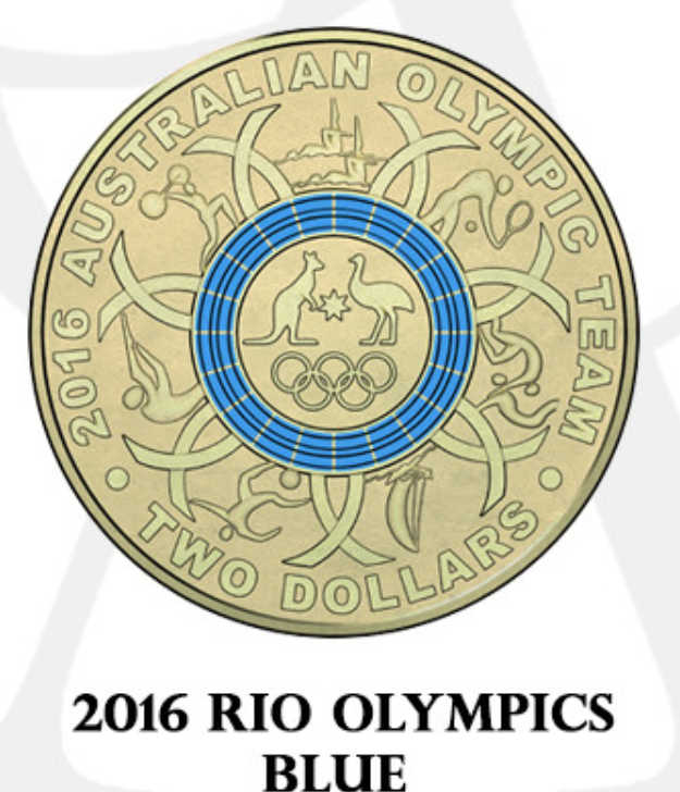 2016 $2 Rio Olympic and Paralympic coins (Circulated Condition)