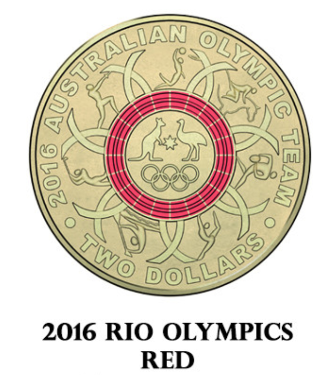 2016 $2 Rio Olympic and Paralympic coins (Circulated Condition)
