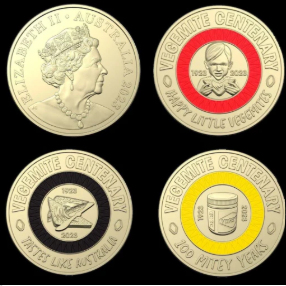 Sealed set of $2 Vegemite coins